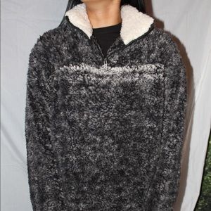 Fluffy Sherpa Pullover